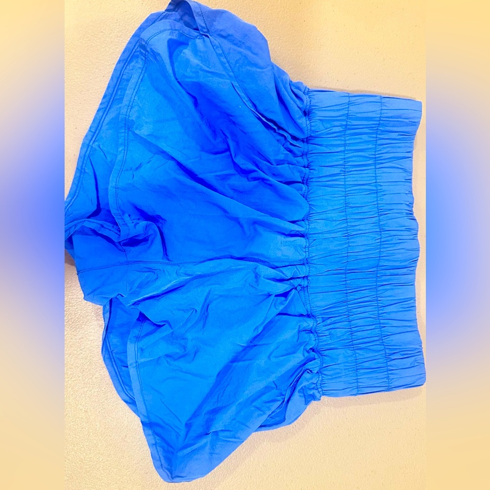 Blue high waisted amazon shorts